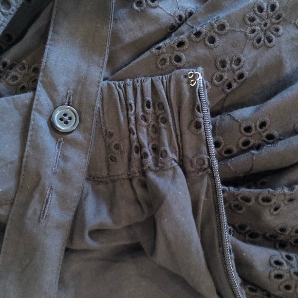 Hill House The Addie Dress size M Medium NWT Black Eyelet - Picture 10 of 16